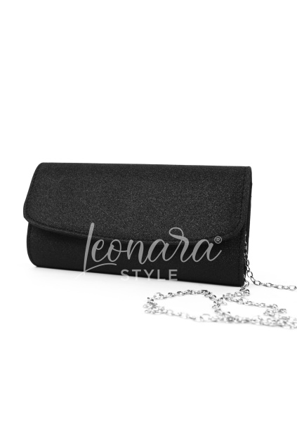 Černé třpytivé psaníčko IRENE