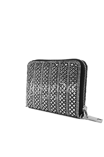 Černá třpytivá peněženka SHINE