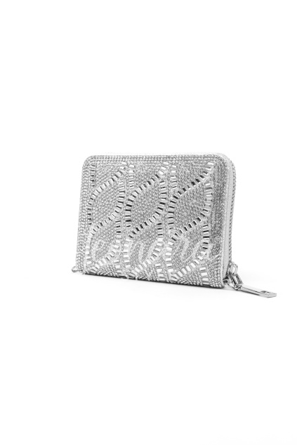 Stříbrná třpytivá peněženka LYLA
