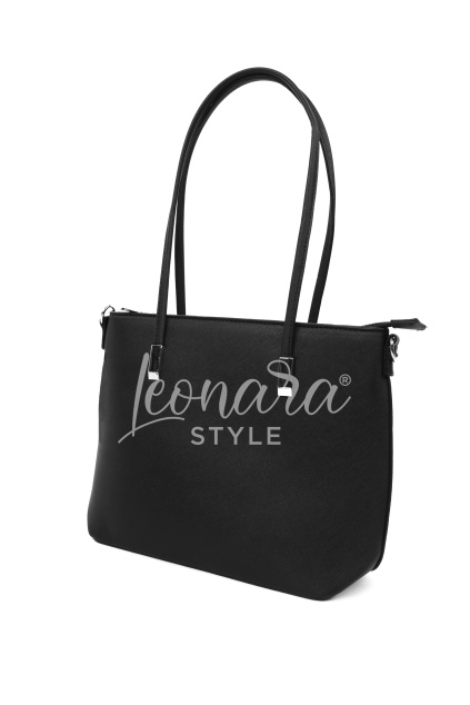 Černá elegantní menší kabelka HELENE