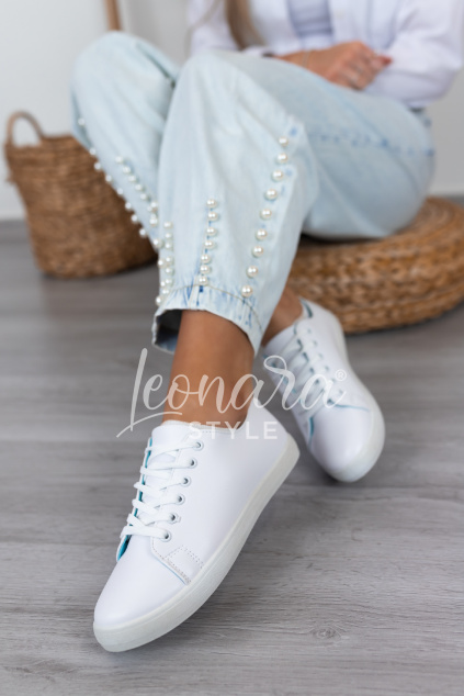 Bílé jednoduché tenisky LYANNA