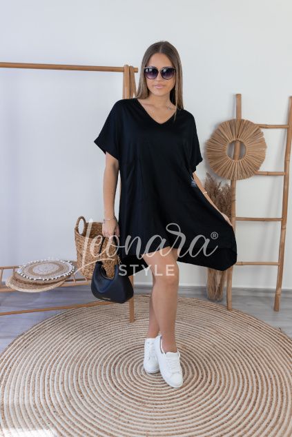 Černé oversize šatovky JOVIE