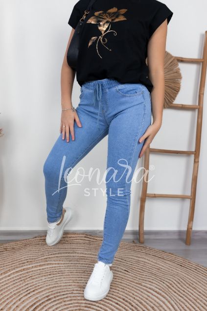 Světlé modré skinny džíny OCTAVIA