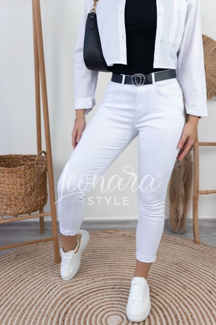 Bílé skinny džíny RAVEA
