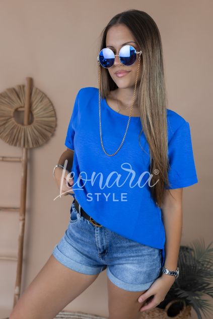 Královsky modrá halenka BENTER