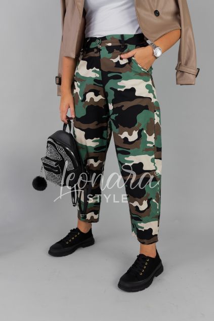Zelené army maskáčové kalhoty ARMANO