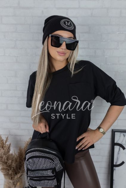Černá oversize halenka REGINA