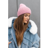 Světle růžová zimní čepice LAUREL