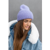 Fialová zimní čepice LAUREL