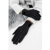 Černé elegantní rukavice ELAINE