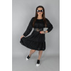 Černé stylové šatovky CITRY