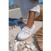 Bílé krajkované espadrilky MAICA