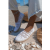 Bílé krajkované espadrilky MAICA