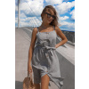 Šedé vzdušné letní šaty TESSARA