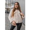 Krémový elegantní kabátek SIMONI
