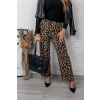 Leopardí široké kalhoty A