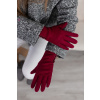 Vínové zimní rukavičky SANDRA