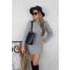 Šedé úpletové šaty RIVER