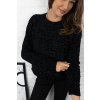 Černý svetr s lurexovou nití ISLA