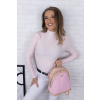Babypink žebrovaný svetr TAYLOR