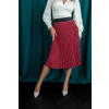 Vínová lurexová sukně NOVA