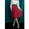 Vínová lurexová sukně NOVA