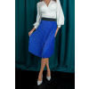 Královsky modrá lurexová sukně NOVA