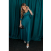 Petrolejové tylové šaty ERELLE