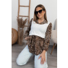 Leopardí košilová halenka KAIA