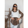 Leopardí košilová halenka KAIA
