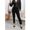 Černé elegantní kalhoty KAYLE