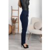 Tmavě modré elegantní kalhoty KAYLE