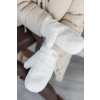 Bílé zimní rukavice NICOLE