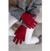 Vínové zimní rukavice ESME