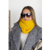 Žlutá pletená šála BRIELA