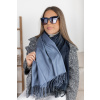 Tmavě modrá ombré šála HOLLY