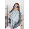 Šedá elegantní šála ANGIE