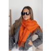 Oranžová elegantní šála ANGIE