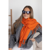 Oranžová elegantní šála ANGIE