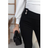 Černé elegantní kalhoty GRACE