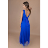 Královsky modré dlouhé tylové šaty ISABELLE