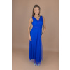 Královsky modré dlouhé tylové šaty ISABELLE