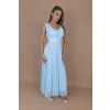 Baby blue modré třpytivé tylové šaty PIPER