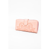 Pudrová koženková peněženka MANDALA