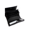 Černá menší lakovaná peněženka PATRIZIA