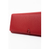 Červená koženková peněženka MARGOT