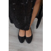 Černé třpytivé baleríny ILAY