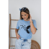Babyblue tričko s peříčkem FEA