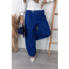 Tmavě modré široké kalhoty MALIA