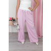 Babypink široké kalhoty MALIA